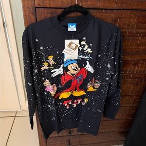 Vintage 1990 Disney Fantasia 50 year’s anniversary black tee NWT